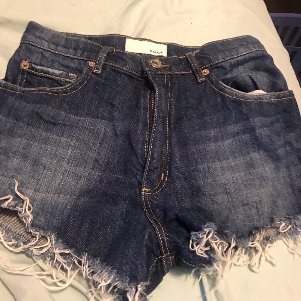 Garage Ripped Jean Shorts
